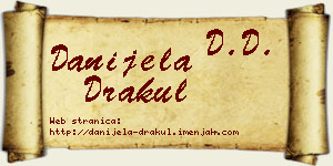 Danijela Drakul vizit kartica
